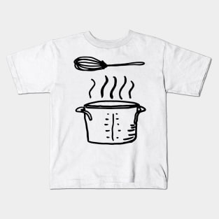 Retro Pot of Soup Kids T-Shirt